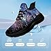 Galaxy Wolf Shoes for Men Women Running Shoes Casual Tennis Walking Sneakers Blue Size 5.5/7
