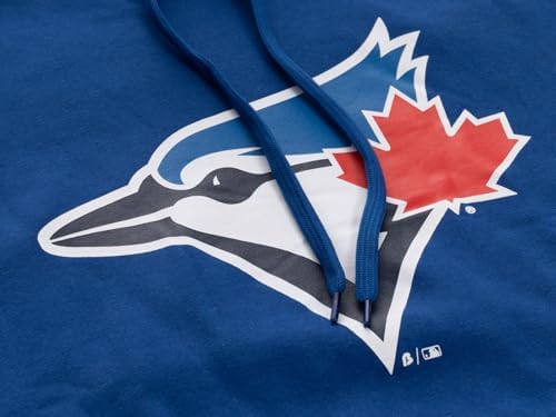 Bulletin Men's MLB Toronto Blue Jays Birdhead Team Logo Pullover Midweight Hoodie β Officially Licensed Fleece Sweatshirt (XX-Large) - 3