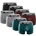 Produktbild Fullluwaa Boxershorts Herren 8er Pack Unterhosen Männer Baumwolle Men Retroshorts Boxer Unterwäsche M, L, XL, XXL, 3XL, 4XL