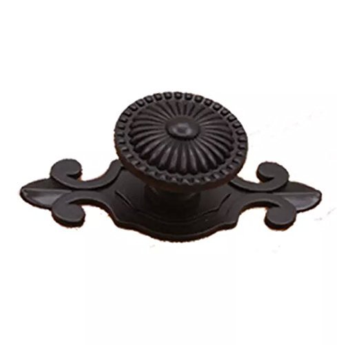 Cskb Black Antique Vintage Retro Drawer Cabinet Metal Knobs With Backplates 12 Pcs,Mushroom Shape Pulls Handle Dresser Knob #TOP7