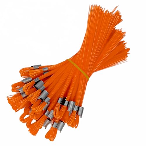 ACE Supply Orange Marking Whiskers - 25 Pack - Durable Marking Set - Use As Survey Stakes Construction Markers Or Trail Markers