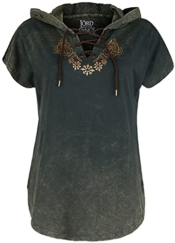 Herr der Ringe Rohan Frauen T-Shirt dunkelgrün L 100% Baumwolle Fan-Merch Filme