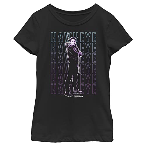Hawkeye T-shirt Marvel fille motif western violet vêtement enfant