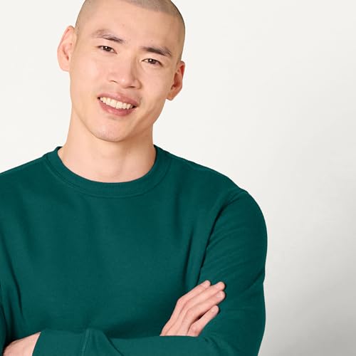 Image of Amazon Essentials Men's Crewneck Fleece Sweatshirt with Ribbing (Available in Big & Tall)