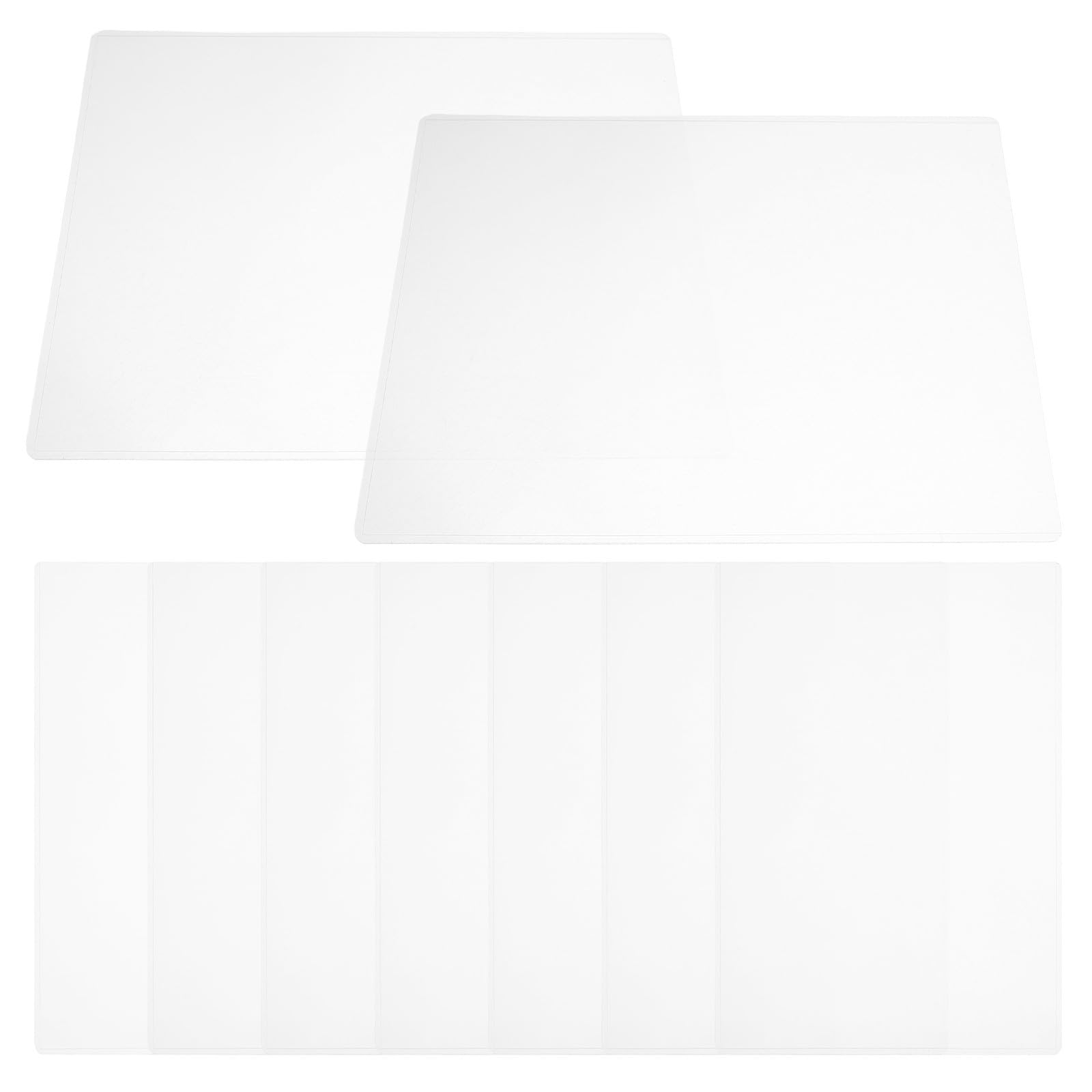 TEHAUX 30 Piezas Fundas de Plástico Transparente A4, Protectores de Hojas de Carpeta Transparentes de Plástico Rígido, para Documentos, Fotos, Pósteres y Menús