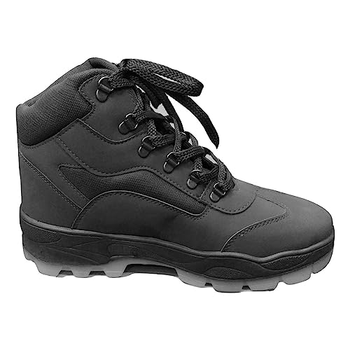 Image of ADD GEAR CTR - HIGH Ankle - Trekking Shoes Anti-Skid Hiking, Mountain Boots for Men and Women in Action (Black)