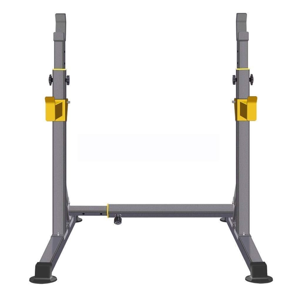 Supporto per Squat con bilanciere Regolabile, Supporto per Squat Resistente con paraurti di Sicurezza per Palestra Domestica