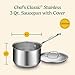 Cuisinart 7193-20P Chef's Classic Stainless 3-Quart Cook and Pour Saucepan with Cover