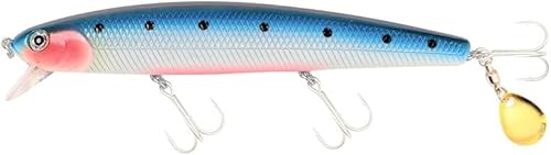 Miniatura 60 de Calissa Offshore Tackle 110mm and 140mm California Inshore Fishing - Special Jerkbait Crankbait Surf Flash Fishing Salt Pro Lure Minnow Zebra MS