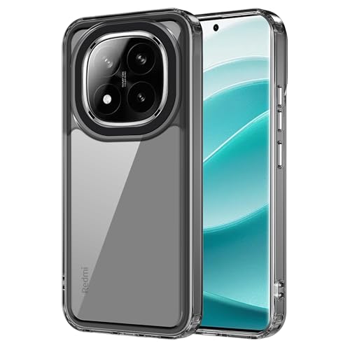 Image of amazon basics Back Case Cover for Mi Redmi Note 14 Pro Plus 5G | Compatible for Mi Redmi Note 14 Pro Plus 5G Back Case Cover | Case Cover with Camera Protection | (TPU + PC | Translucent Black)