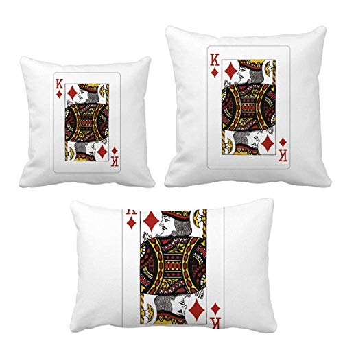 Housse de coussin Diamond K décoration canapé motif cartes - 2