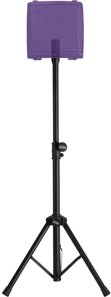 On-Stage SSAS7000B Mini Adjustable Speaker Stand (Folding, Portable, PA Loudspeaker Setup, Tripod Base, Nonslip Rubber Feet, Adjustable Height, 1 3/8″ Mounting Pole, 60 lb Capacity, Aluminum, Black)