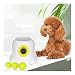 AIKES Ballmaschine Hund Indoor oder Outdoor Hund Ballwurfmaschine Spielzeug für Hunde − 3 Tennisbälle Enthalten