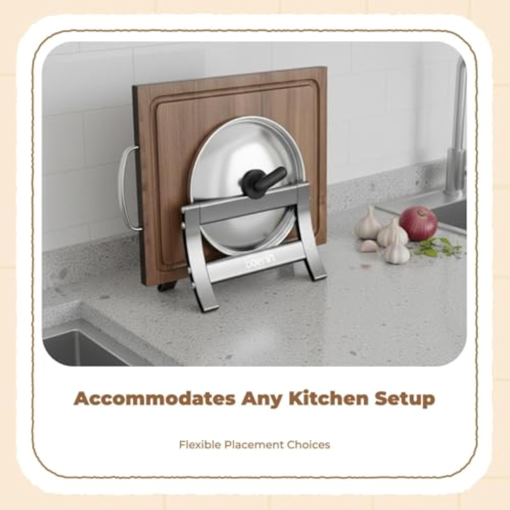 Cutting Board Organizer, Multifunctional Storage Rack
