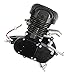 ExGizmo 100cc Bicycle Engine 2-Stroke Gas Motorized Motor Bike Modified Petrol Gas Motor Engine Gasoline Bike Conversion DIY Bicycle Gas Motor (Black)