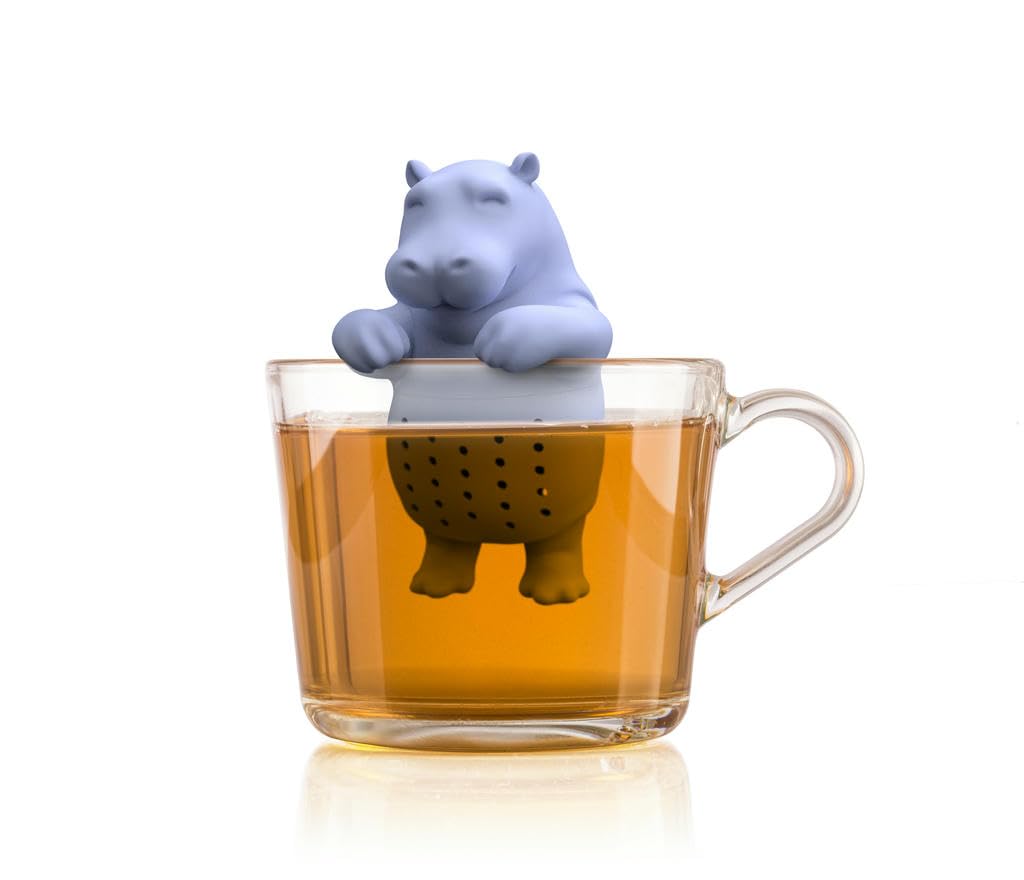Winkee Teesieb für losen Tee Hippo Tee Ei Teaballs Silikon