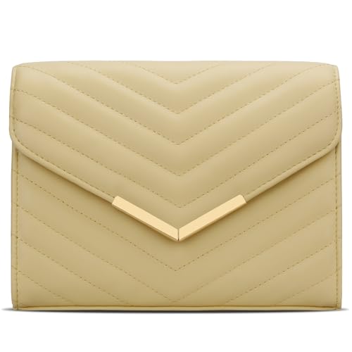 Image of KKXIU Women Formal Vegan Leather Evening Envelope Clutch Purses and Handbags for Party Wedding Prom Bridal