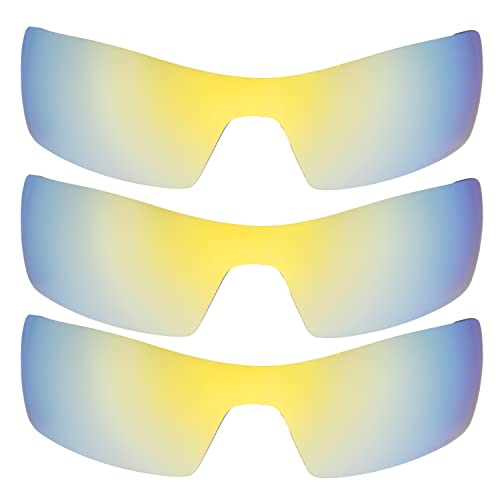 Verres Oakleys Oil Rig Or polarisé pour remplacer des verres rayés et usés