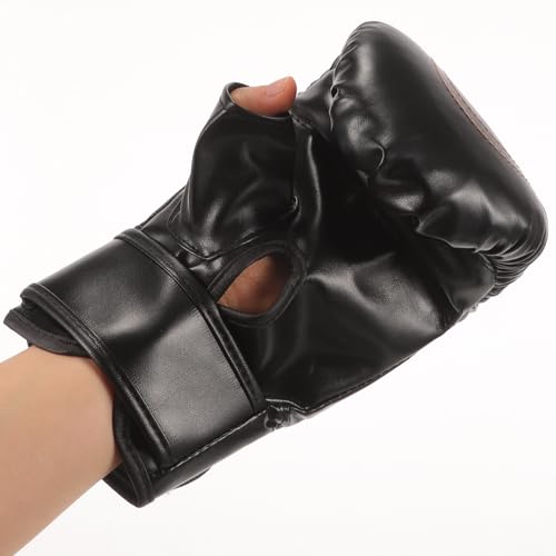 Guantes de boxeo con muñequera ajustable Alipis para mitigar impactos 4