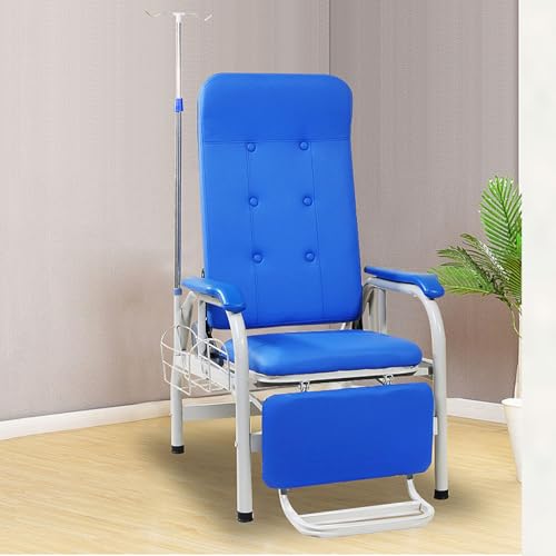 RIYUESHENGHENG - Waiting Room Reception Chairs Drawing Chair， Infusion Chair with Adjustable Armrest and Steel Frame,Phlebotomy Chair Lobby Bench,for Research Laboratories