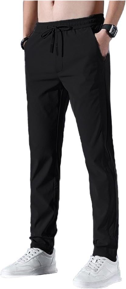 Image of Men's Sports Track Pants /Joggers - Pack of 1 Soft & Breathable Lower | Black & Gray Colors | M to 2XL Size for Athletic & Daily Use