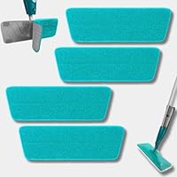 Kit 4 Refil Para Mop Spray de Microfibra – Limpeza Prática e Eficiente para Casa, Piso, Vidros e Azulejos – Alta Absorção e Reutilizável