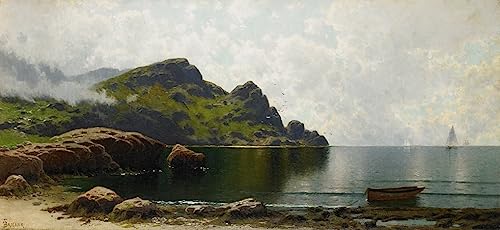 Poster image impression sur toile Alfred Bricher Grand Manan décoration salon 60x90