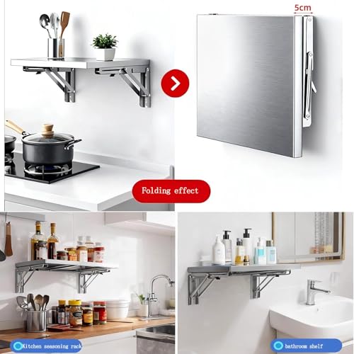 Table pliante murale pour petits espaces et studio étudiant étroit - 5