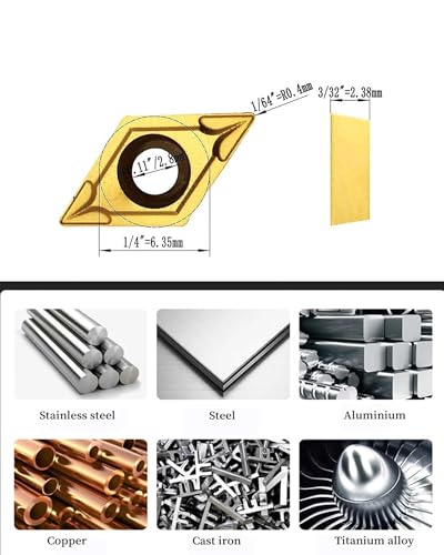 Image of SDJCR Turning Holder Multilayer DCMT070204 Carbide Inserts