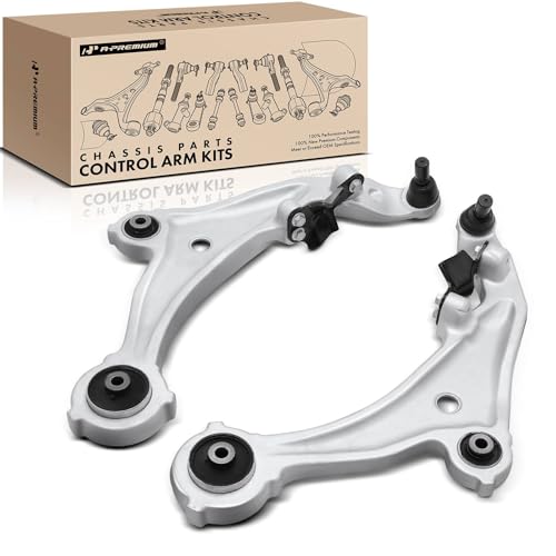 A-Premium 2 x Front Lower Control Arm, with Ball Joint & Bushing, Compatible with Nissan Murano 2009 2010 2011 2012 2013 2014