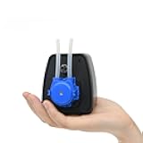 Kamoer KCP-X mini peristaltic pump 24V with control low flow rate 19-65ml/min adjustable speed liquid dosing pump for aquarium lab with power adapter silicone tube