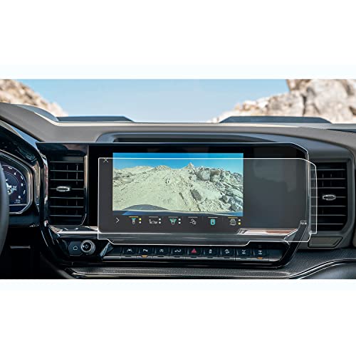 Image of CDEFG 2PCS 2022-2025 2026 Silverado 13.4IN Screen Protector for 2022-2025 2026 Chevy Silverado 1500 2025 2026 Sierra 1500 2500HD 3500HD Accessories Nano Screen Cover HD Clear Screen Guard