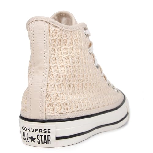 Converse Converse Womens Chuck Taylor All Star Hi Hi-top Sneakers Natural 7