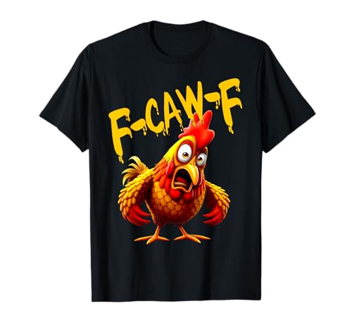 Photo de f-caw-f Funny Cow Chicken Vintage T-Shirt