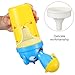 Hemoton Portable Urinal for Kids Travel Potty Toddler Pee Training Cup with Leak-Proof Seal and Cleaning Brush Compact Design for Outdoor Camping Car Use