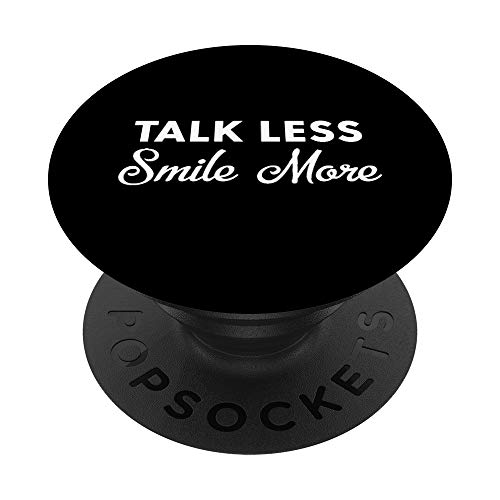 Talk Less Smile More Historic Hamilton Quote Election Funny PopSockets Swappable PopGrip