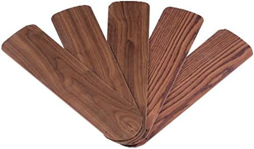 Westinghouse Lighting 7741500 52-Inch Oak/Walnut Replacement Fan Blades, Five-Pack