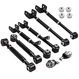 maXpeedingrods Rear Camber Toe Kit for Honda Accord 2008-2013, Acura TL TSX 2009-2013, Adjustable Camber -3° To +3°, Toe -1° to +1°