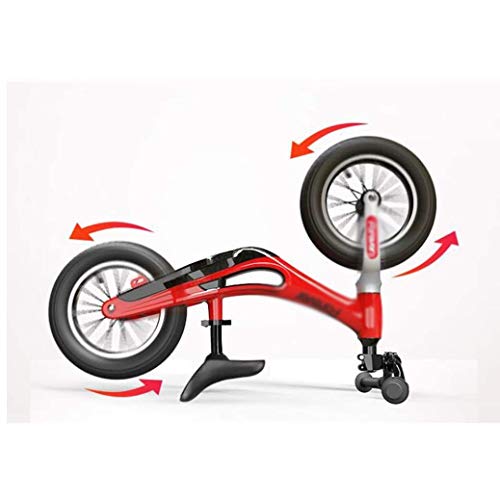 Sznwj Ygqtbc Boys Girls Kids And Toddlers 2-6 Years Old Childrens Toy, No Pedal，Adjustable Seat Children Bicycle，Balance Bike (Color : Red) #TOP2