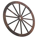 Decorazione da parete in legno vintage a forma di ruota di carro: con il suo design a forma di ruota di carro, questa decorazione da parete in legno sarà perfetta per la maggior parte degli arredamenti per la casa e per la camera da letto in stile country