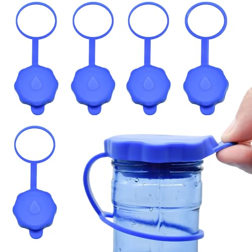 Tapones Para Garrafas De Agua De 19 Litros, 5 Unidades De Tapa Para Cubos, Tapa Reutilizable De Silicona Para Acampar Viajar Hogar Garrafas De Agua