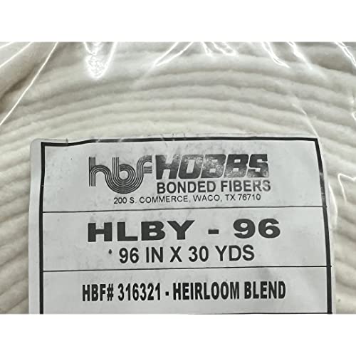 Hobbs HLBY-96 Heirloom Premium 80/20 Cotton/Poly Blend Batting -96 Inch X 30 Yd Roll thumb #3