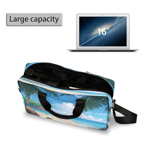 Bolsa para portátil con diseño tropical para laptops de 13 a 16 pulgadas miniatura 4