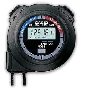 Casio Handheld Stopwatch Timer Model HS-3V-1R by Casio