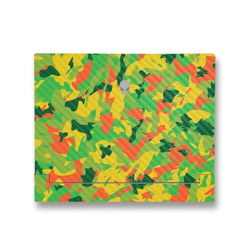 Image of MightySkins Carbon Fiber Skin Compatible with Alienware X14 R2 (2023) Full Wrap Kit - Spring Camouflage | Protective, Durable Textured Carbon Fiber Finish | Easy to Apply | Made in The USA