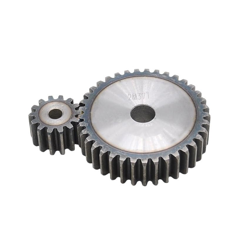 Bevel Gear Pinion Hardware Mechanical Gear Rack 26 Teeth-41 Teeth Gear Tooth Hardened Thickness 20mm 2 Module Rough Hole Metal Gear Pinion Cylindrical Spur Gear(28 Teeth)