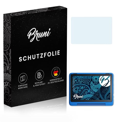 Bruni Screen Protector compatible with Amazn F¡re HD 10 Kids Pro 2021 Protector Film, crystal clear Protective Film (2X)