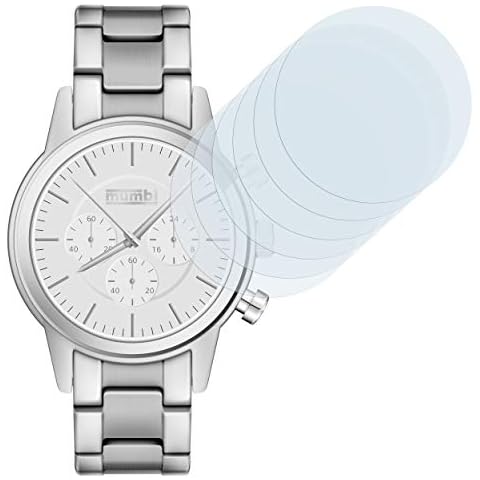 mumbi Schutzfolie Ihre Armbanduhr Folie klar, Displayschutzfolie 40mm (6X) Cover