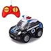 BABY CHALLENGE - RC Polizeiauto - Weiß oder Schwarz - 090181 - Ferngesteuertes Fahrzeug - Frequenz 27 MHz - Batterien Nicht im Lieferumfang enthalten - ab 3 Jahren