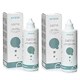 Avizor Saline Pack 2x350ml - Solución Salina para Todo Tipo de Lentillas -...